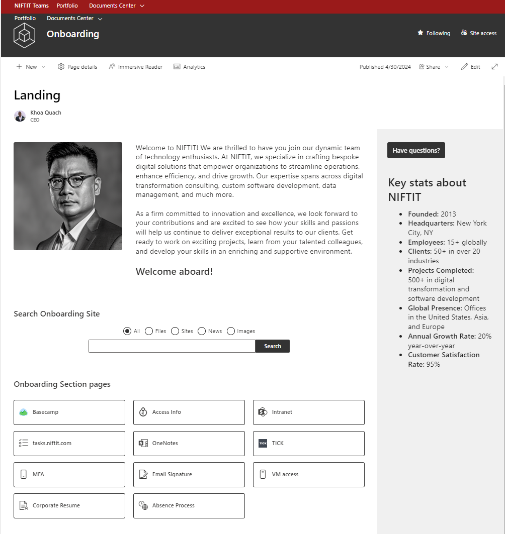 Effective SharePoint Page Design